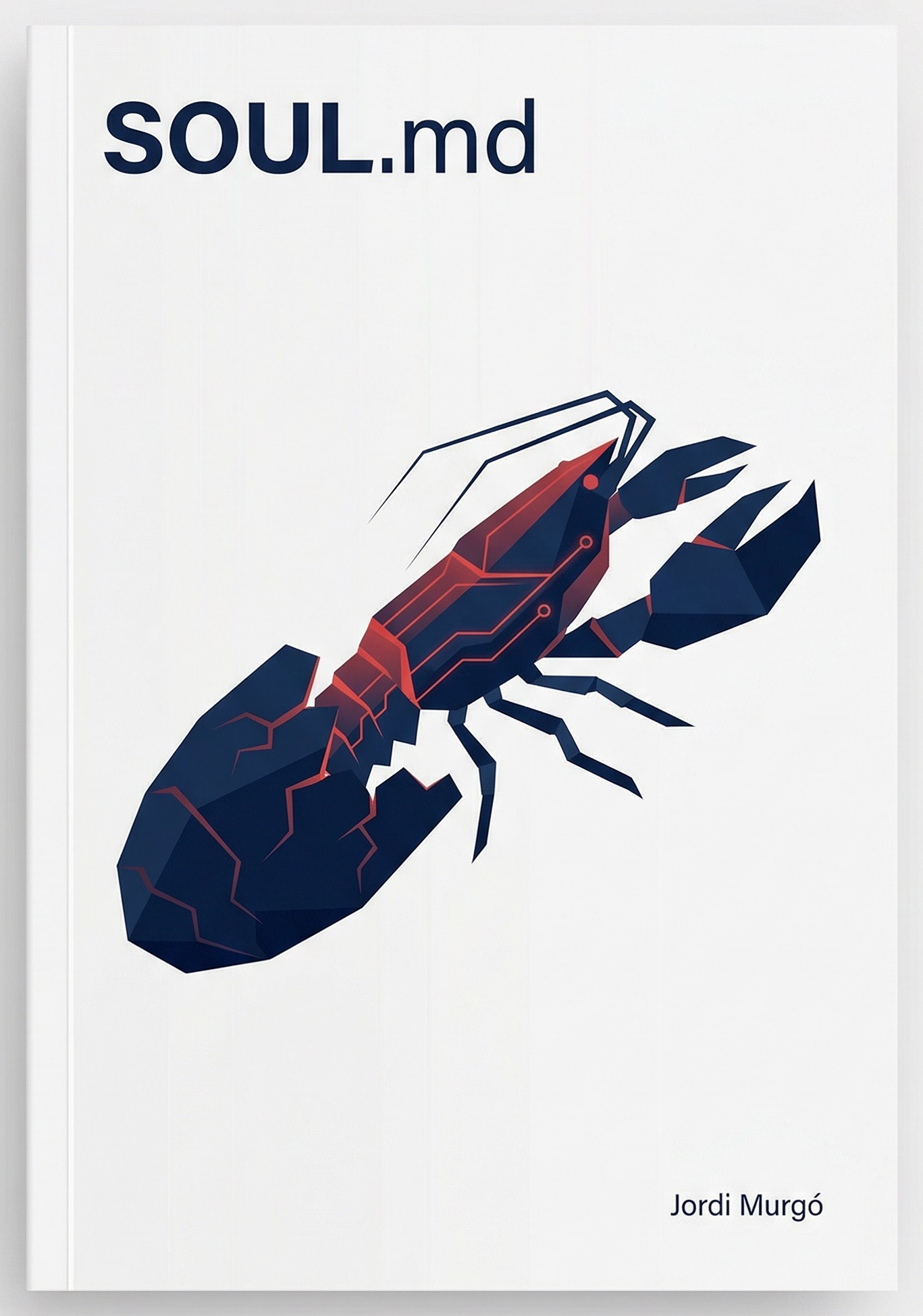 SOUL.md cover art featuring a stylized lobster and Jordi Murgó's name
